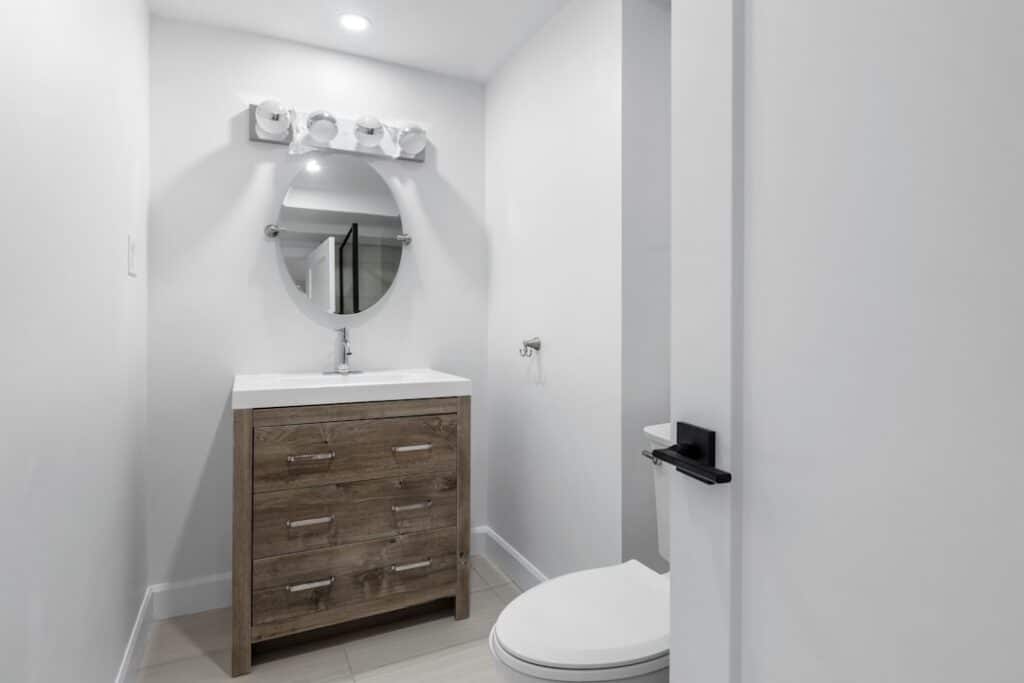 Photo Bathroom Plumbing Installation